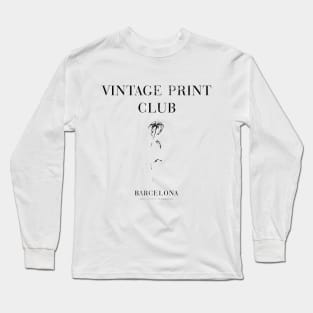 Vintage Print Club - Flower Long Sleeve T-Shirt